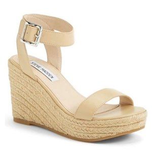 Steve Madden | Natural Seaside Espadrille Wedge | 7M